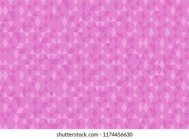 Abstract Triangles,Geometric pattern,seamless vector pink background