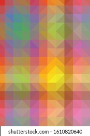 Abstract Trianglify gradient Generative Art background illustration