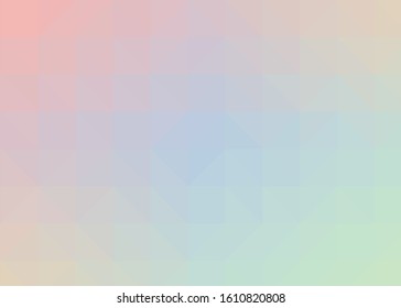 Abstract Trianglify gradient Generative Art background illustration