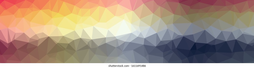 Abstract Trianglify gradient Generative Art background illustration