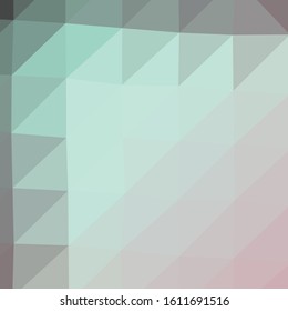 Abstract Trianglify gradient Generative Art background illustration