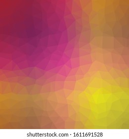 Abstract Trianglify gradient Generative Art background illustration