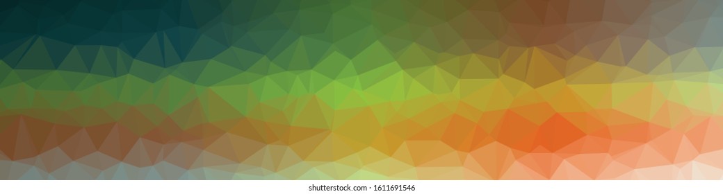 Abstract Trianglify gradient Generative Art background illustration