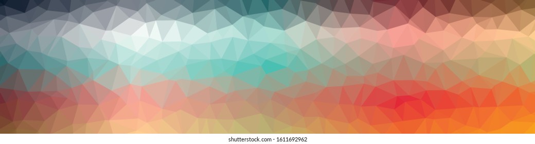 Abstract Trianglify gradient Generative Art background illustration
