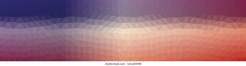 Abstract Trianglify gradient Generative Art background illustration