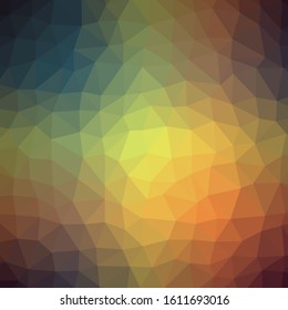 Abstract Trianglify gradient Generative Art background illustration