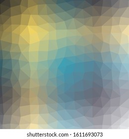 Abstract Trianglify gradient Generative Art background illustration
