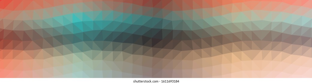 Abstract Trianglify gradient Generative Art background illustration