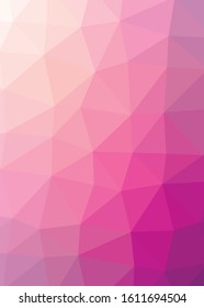 Abstract Trianglify gradient Generative Art background illustration