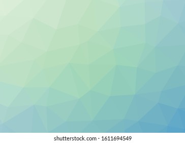 Abstract Trianglify gradient Generative Art background illustration