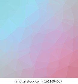 Abstract Trianglify gradient Generative Art background illustration