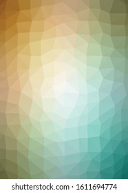 Abstract Trianglify gradient Generative Art background illustration