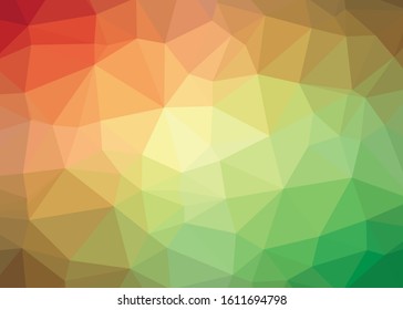 Abstract Trianglify gradient Generative Art background illustration