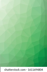 Abstract Trianglify gradient Generative Art background illustration