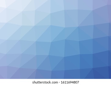 Abstract Trianglify gradient Generative Art background illustration