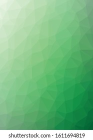 Abstract Trianglify gradient Generative Art background illustration