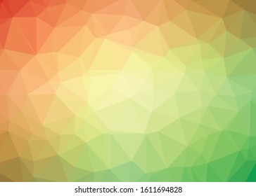 Abstract Trianglify gradient Generative Art background illustration