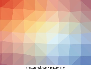 Abstract Trianglify gradient Generative Art background illustration