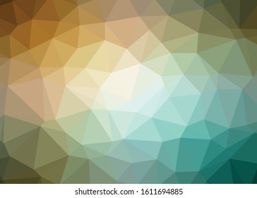 Abstract Trianglify gradient Generative Art background illustration