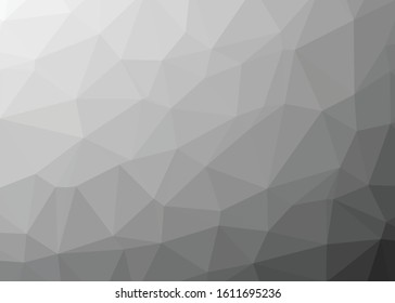 Abstract Trianglify gradient Generative Art background illustration