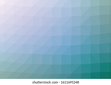 Abstract Trianglify gradient Generative Art background illustration