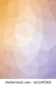 Abstract Trianglify gradient Generative Art background illustration