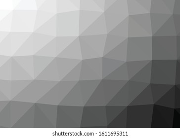 Abstract Trianglify gradient Generative Art background illustration