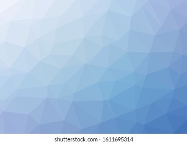 Abstract Trianglify gradient Generative Art background illustration
