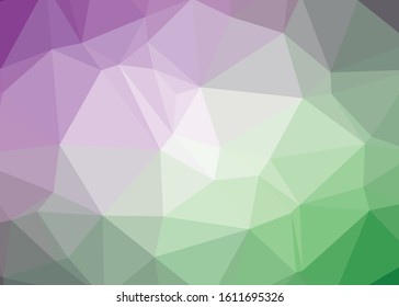 Abstract Trianglify gradient Generative Art background illustration