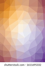 Abstract Trianglify gradient Generative Art background illustration