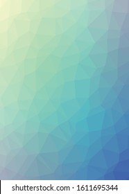 Abstract Trianglify gradient Generative Art background illustration