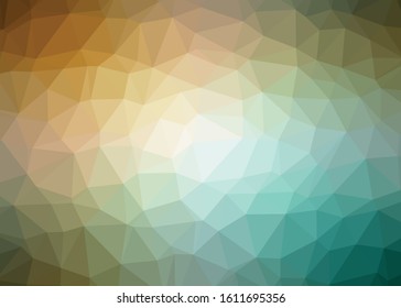 Abstract Trianglify gradient Generative Art background illustration