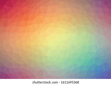 Abstract Trianglify gradient Generative Art background illustration