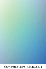 Abstract Trianglify gradient Generative Art background illustration