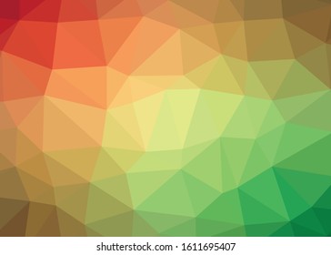 Abstract Trianglify gradient Generative Art background illustration