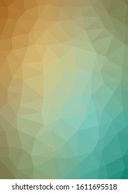Abstract Trianglify gradient Generative Art background illustration