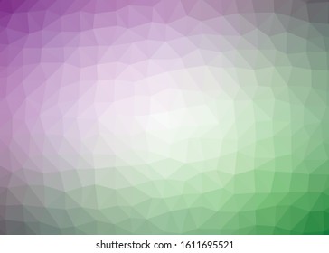 Abstract Trianglify gradient Generative Art background illustration