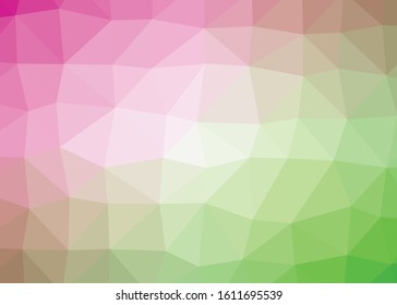 Abstract Trianglify gradient Generative Art background illustration