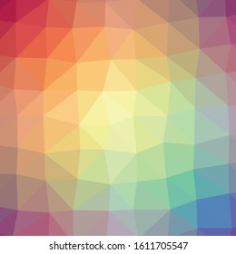 Abstract Trianglify gradient Generative Art background illustration