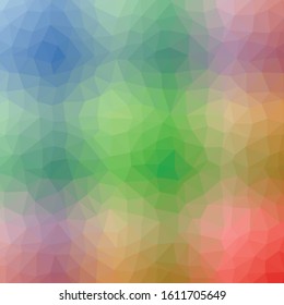 Abstract Trianglify gradient Generative Art background illustration