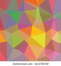Abstract Trianglify gradient Generative Art background illustration