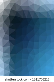 Abstract Trianglify gradient Generative Art background illustration