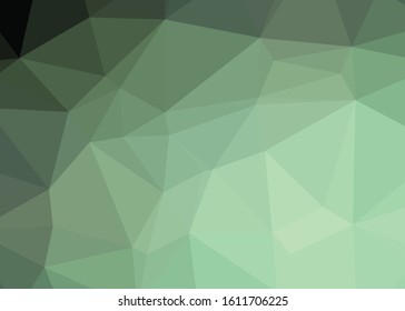 Abstract Trianglify gradient Generative Art background illustration