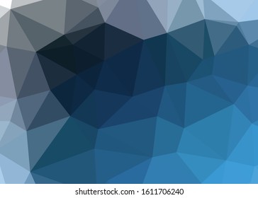 Abstract Trianglify gradient Generative Art background illustration