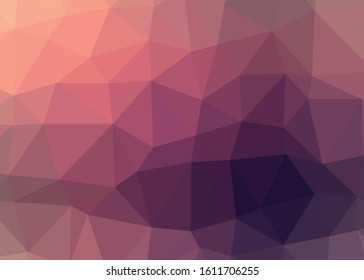 Abstract Trianglify gradient Generative Art background illustration