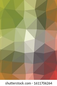 Abstract Trianglify gradient Generative Art background illustration