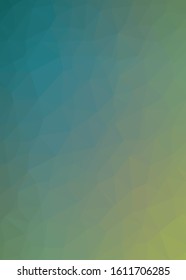 Abstract Trianglify gradient Generative Art background illustration