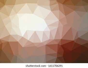 Abstract Trianglify gradient Generative Art background illustration