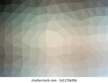 Abstract Trianglify gradient Generative Art background illustration