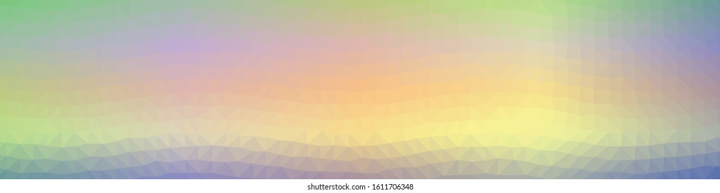 Abstract Trianglify gradient Generative Art background illustration